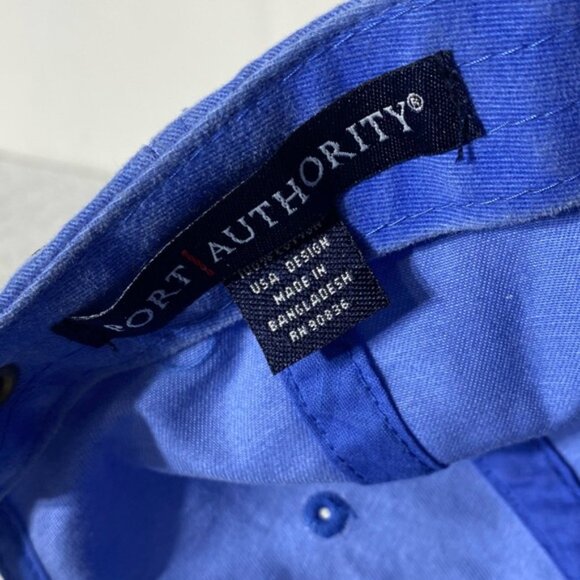 Port Authority Blue Embroidered Flathead Sled Dog Days Hat Cap - Picture 7 of 11